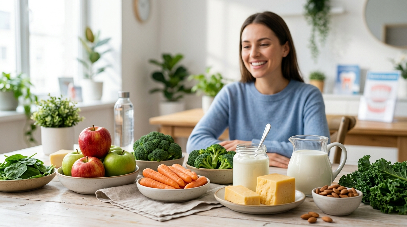 Alimentos para mantener los dientes fuertes y saludables